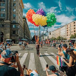 Parada Równości Warsaw/ Kiev2022 i nasz tęczowy performance